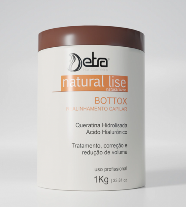 Hair Realignment Natural Lise Deep Hair Mask Hyaluronic Acid Straightening 1kg - Detra Hair