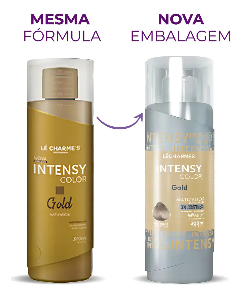 Soin capillaire Intensy Color Gold Toning Juju Effet Nacré 300ml - Le Charmes