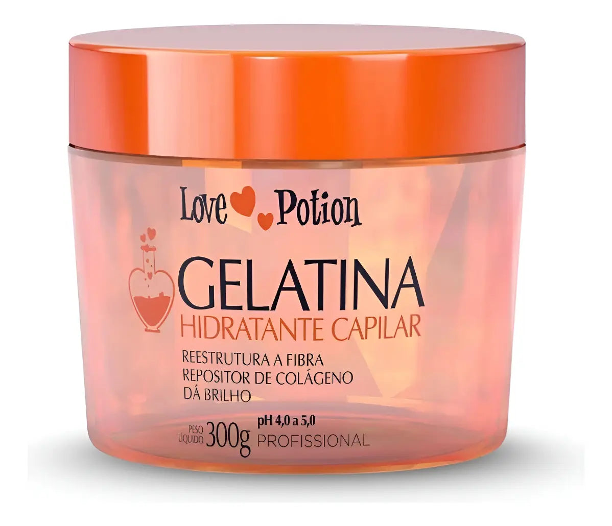 Masque hydratant post-chimique gelée capillaire gélatine Love Jelly 300g - Love Potion