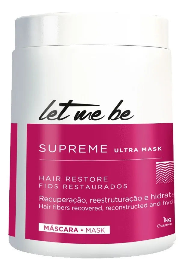 Let Me Be Supreme Ultra Deep Hair Mask Hair Restore Sealing Recovery Mask 1Kg - ProSalon