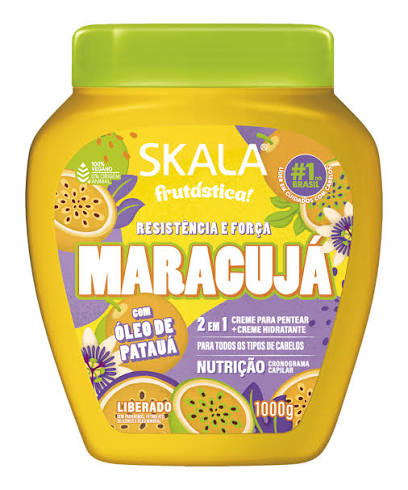 Frutástica Maracujá 2-in-1 Styling and Moisturizing Hair Cream 1000g / 35.3 oz - Skala