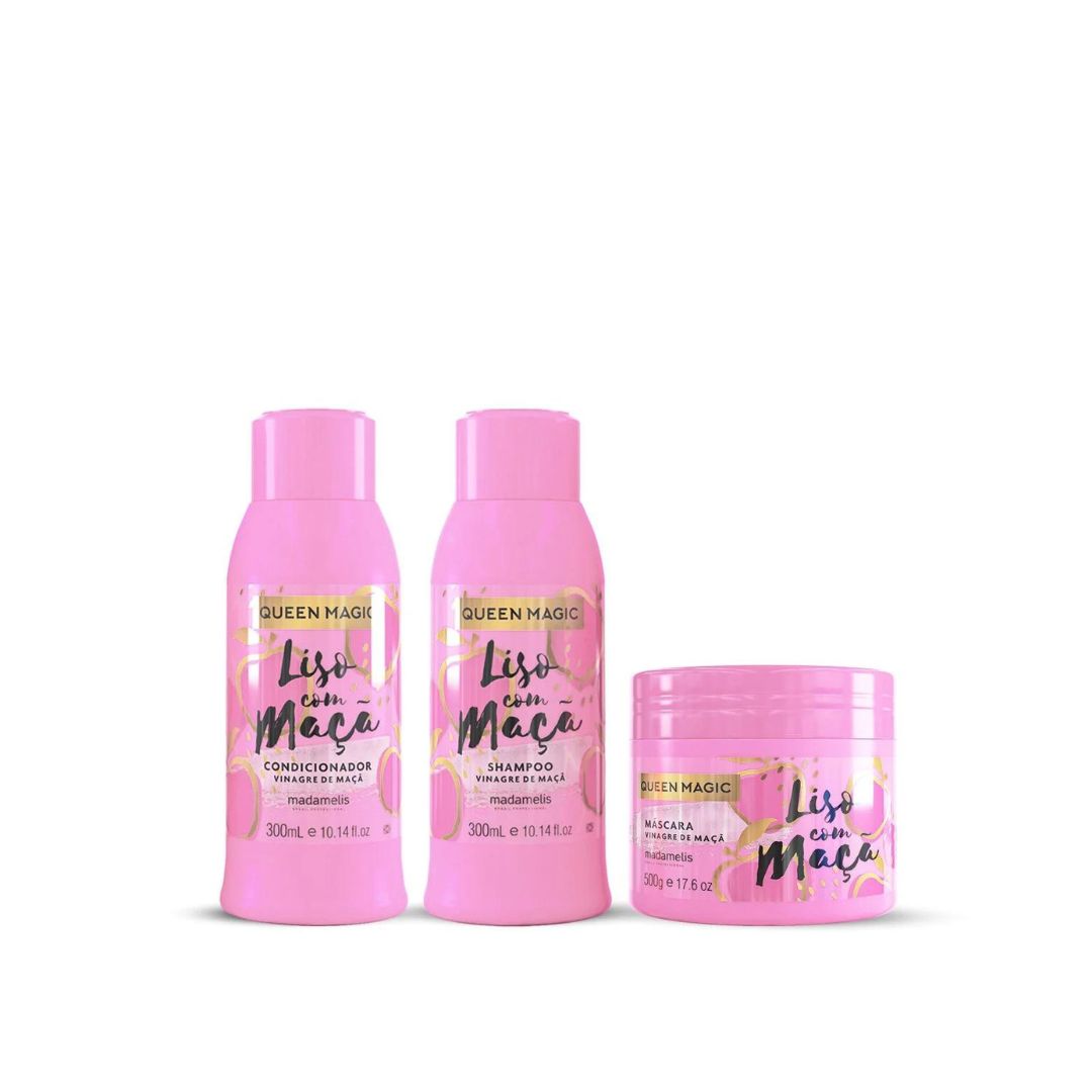 MADAMELIS Home Care Set MadameLis Queen Magic Liso com Maca Hair Apple Vinegar Treatment Kit - Includes