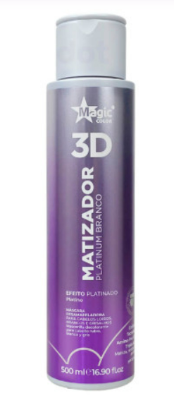 Magic Color Hair Gloss Platinum White Anti Yellow Treatment 3D Tinting Gloss Mask 500ml - Magic Color