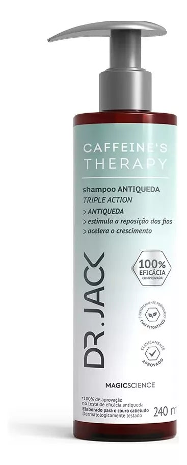 Magic Science Hair Treatment Anti Hair Fall Growing Shampoo Caffeine's Therapy 240ml - Magic Science