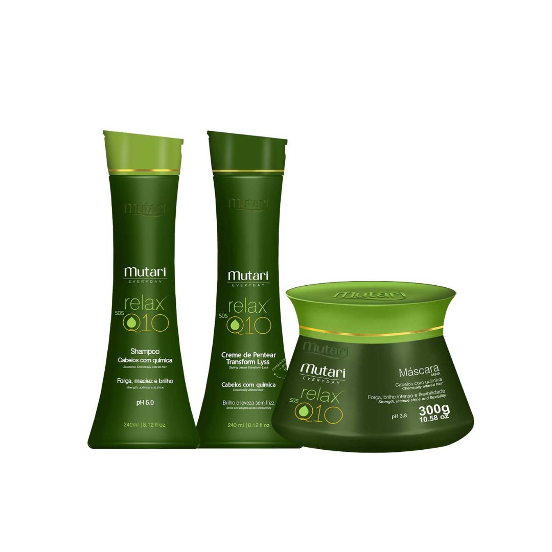 Mutari Home Care Set Mutari Relax SOS Q10 Home Care Hair Treatment Kit