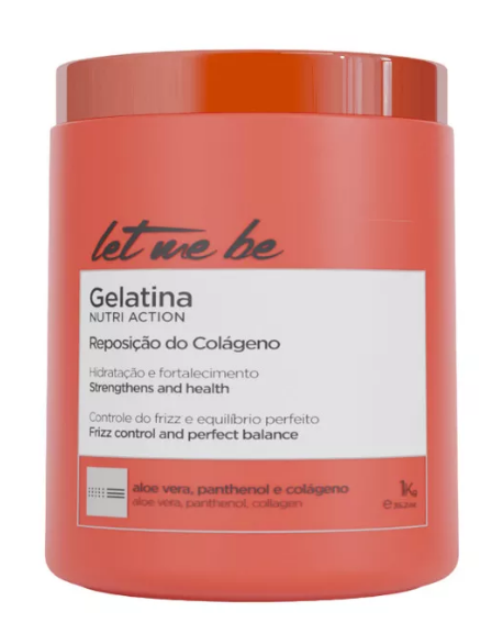 ProSalon Hair Mask Let Me Be Nutre Action Collagen Replacement Hair Gelatin Mask 1Kg - ProSalon