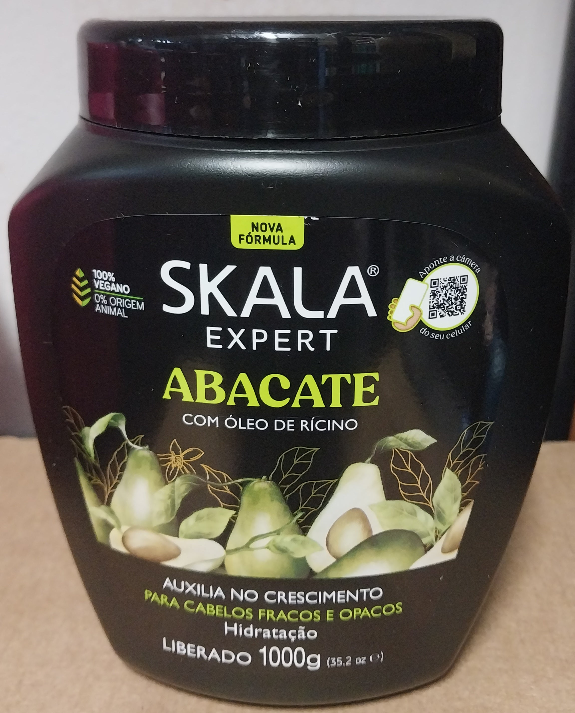 Skala Hair Treatment Creme De Tratamento Bomba De Vitaminas Abacate / Treatment Cream Pump Avocado Vitamins Treatment Cream - Skala