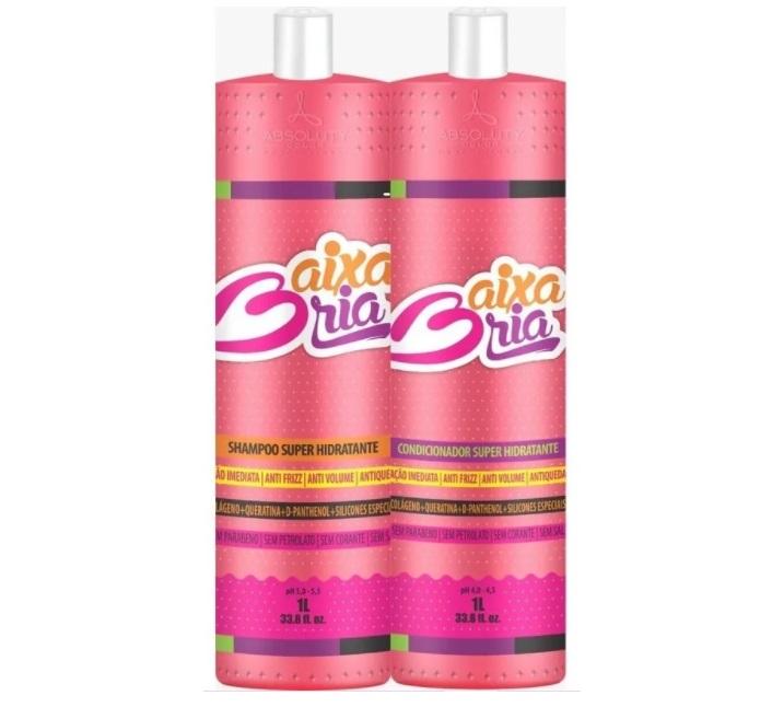 Absoluty Color Home Care Baixaria Shampoo + Conditioner Moisturizing Treatment Kit 2x1L - Absoluty Color