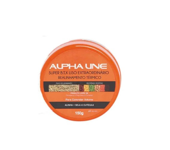 Alpha Line Hair Straighteners Extraordinary Smooth Straightening BTX Thermal Realignment 150g - Alpha Line