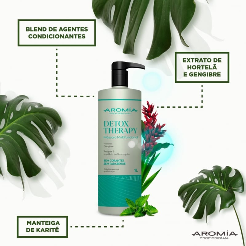 Aromia Cosméticos Hair Care Kits Aromia Cosméticos Detox Therapy 1000ml Kit