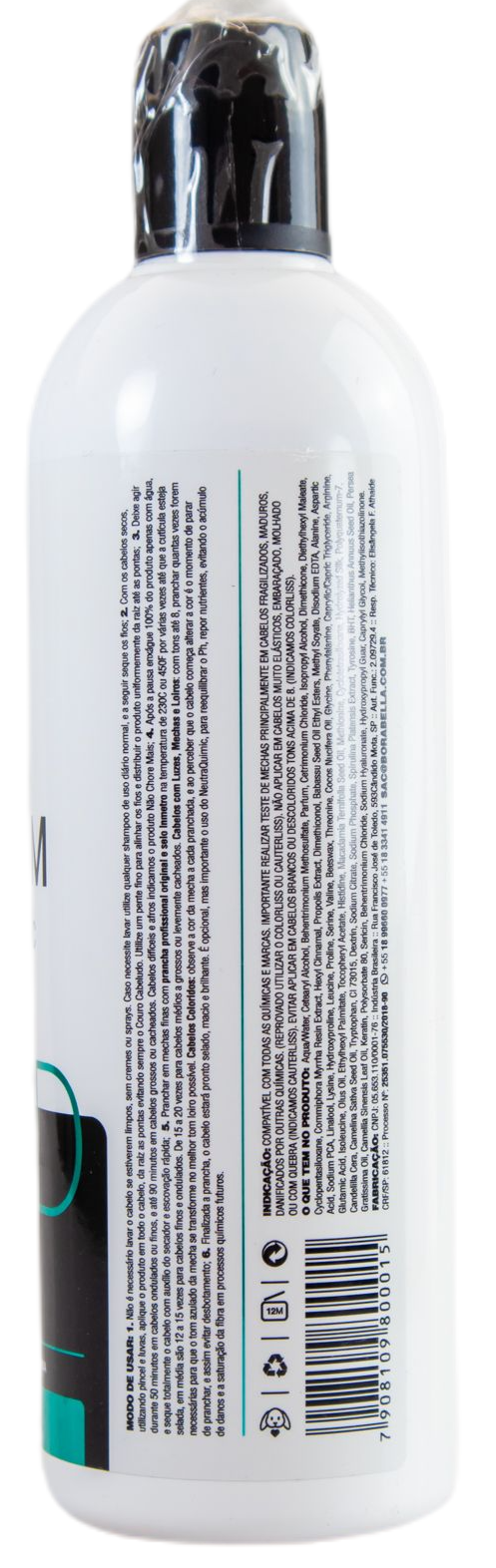 Borabella Brazilian Keratin Treatment Semi Definitive 3D Organic Sealing Formol Free Progressive 350ml - Borabella