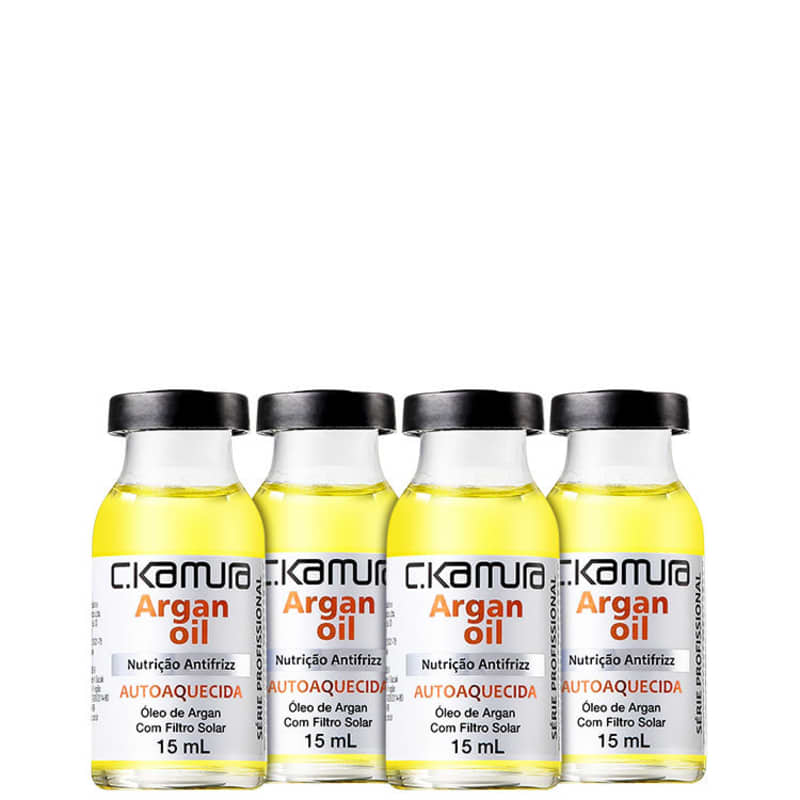 C.Kamura Hair Care C.Kamura Argan Nutri-oil Antifrizz- Nutrition Ampola 4x18ml