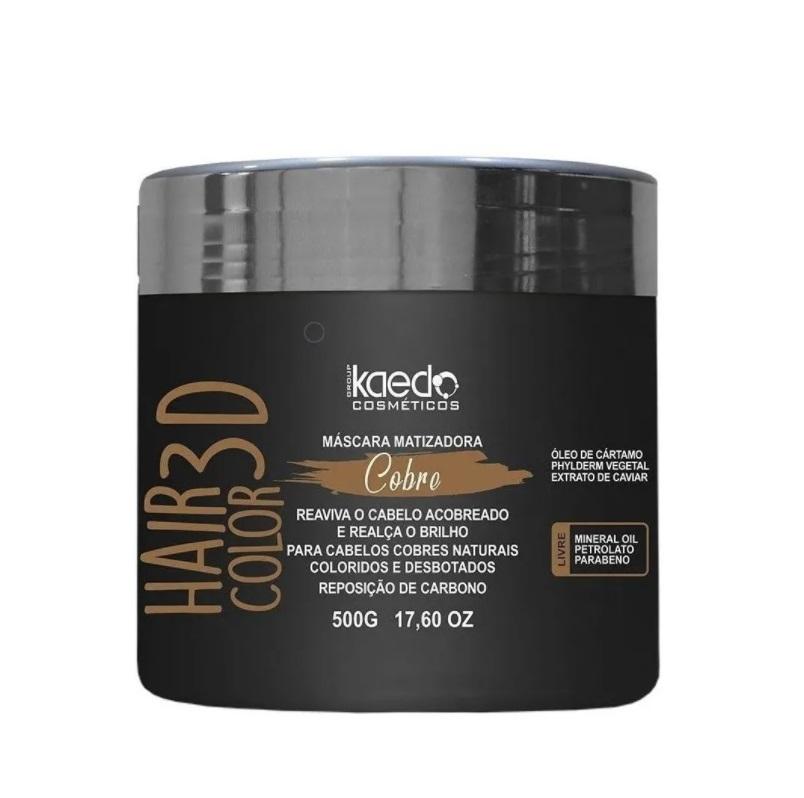 Kaedo Hair Mask Hair Color 3D Copper Tinting Toning Carbon Replacement Mask 500g - Kaedo