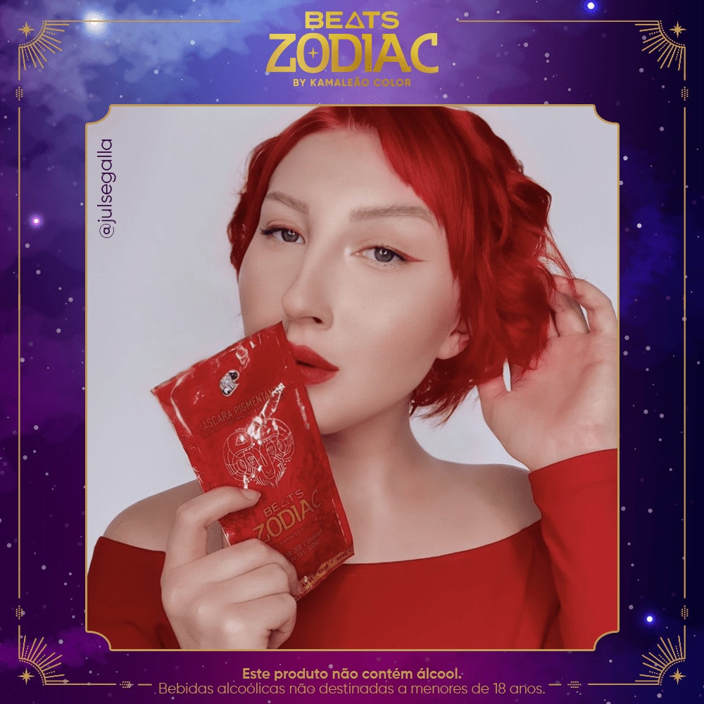 Kamaleão Color Hair Color Kamaleão Color Áries Beats Zodiac Pigment Mask 100g / 3.52 fl oz