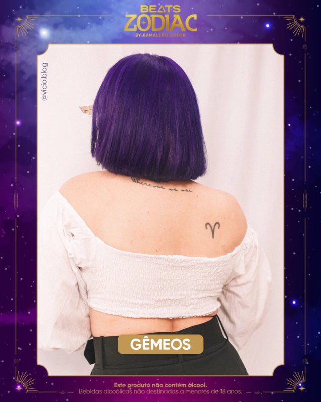 Kamaleão Color Hair Color Kamaleão Color Gêmeos Beats Zodiac Pigment Mask 100g / 3.52 fl oz