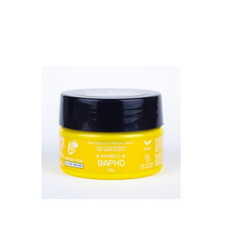 Kamaleão Color Hair Color Yellow Amarelo Bapho Tinting Maíra Medeiros Mask 100ml - Kamaleão Color