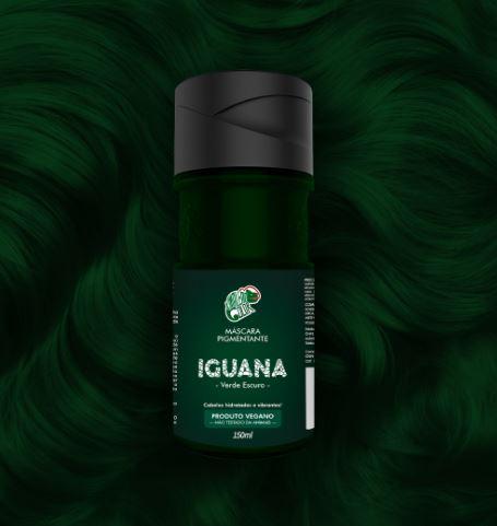 Kamaleão Color Home Care Brazilian Iguana Tinting Dark Green Pigment Vegan Mask 150ml - Kamaleão Color