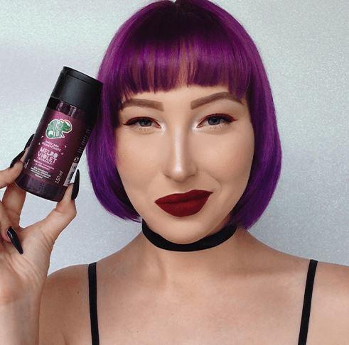 Kamaleão Color Home Care Brazilian Melro Violet Marsala Tinting Pigment Vegan Mask 150ml - Kamaleão Color