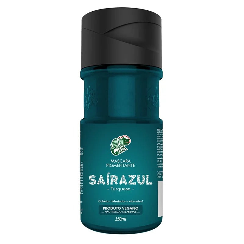 Kamaleão Color Home Care Brazilian Saír azul Turquoise Tinting Pigment Vegan Mask 150ml - Kamaleão Color