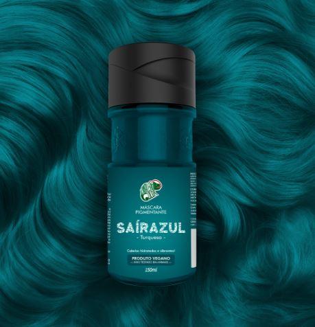 Kamaleão Color Home Care Brazilian Saírazul Turquoise Tinting Pigment Vegan Mask 150ml - Kamaleão Color