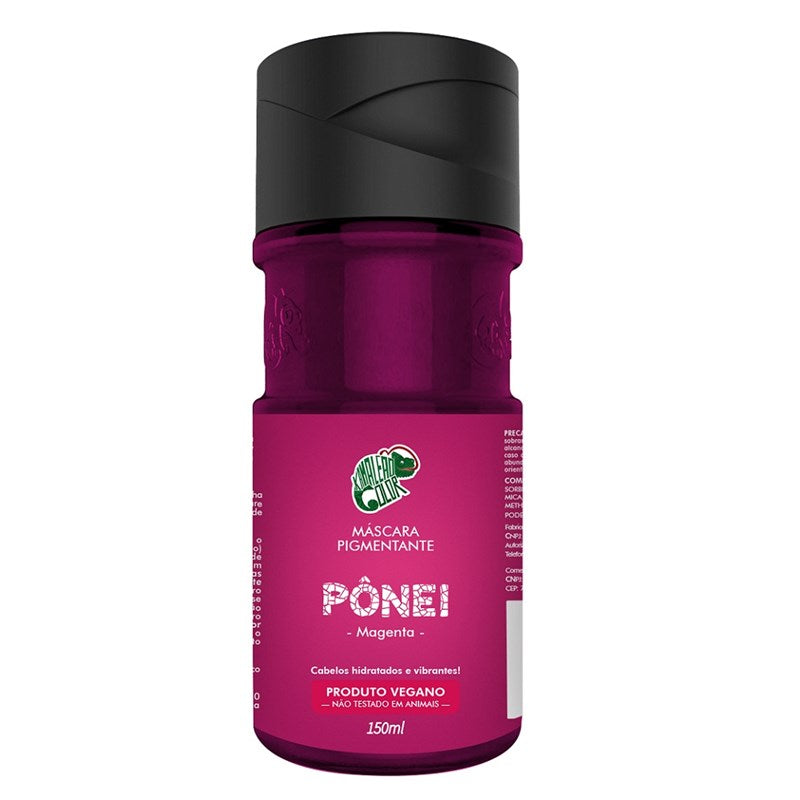 Kamaleão Color Home Care Ponêi Pony Magent Pink Tinting Pigment Vegan Mask 150ml - Kamaleão Color