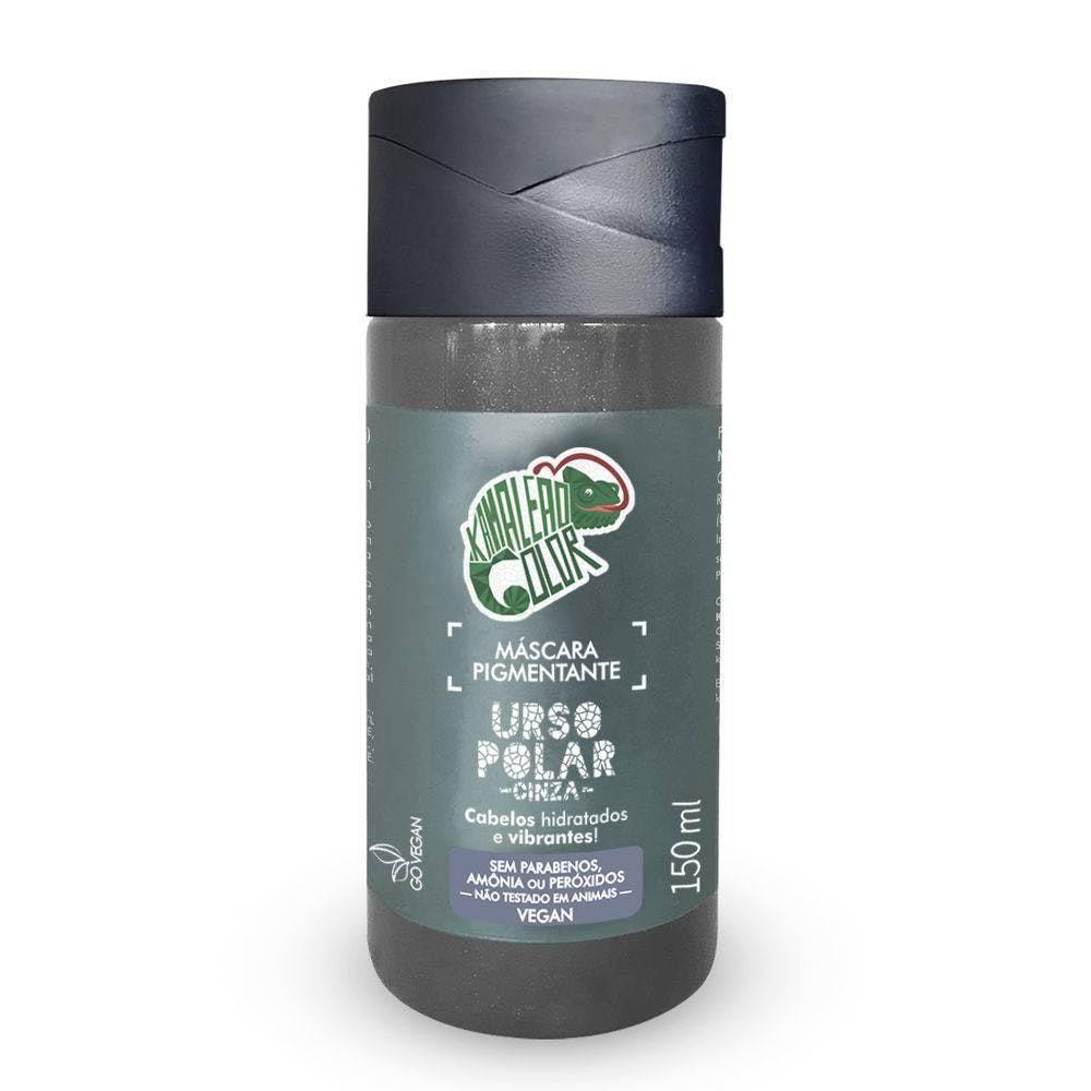 Kamaleão Color Home Care Urso Polar Grey Polar Bear Tinting Pigment Vegan Mask 150ml - Kamaleão Color