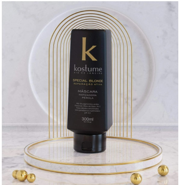 Kostume Hair Care Pearl Effect Tinting Color Maintenance Repair Treatment Mask 300ml - Kostume