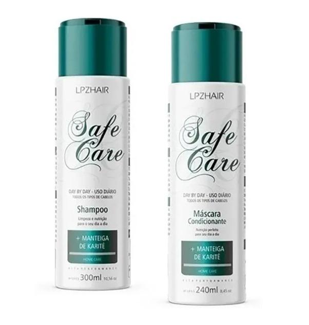 Lpzhair Home Care Safe Care Daily Nourishing hea Butter Home Care Treatment Kit 2 Itens - Lpzhair