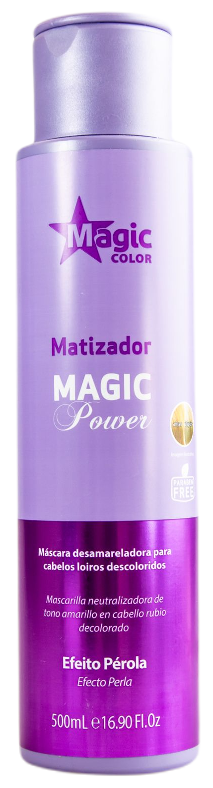 Magic Color Brazilian Keratin Treatment Magic Power Pearl Effect Treatment 3D Tinting Gloss Mask 500ml - Magic Color