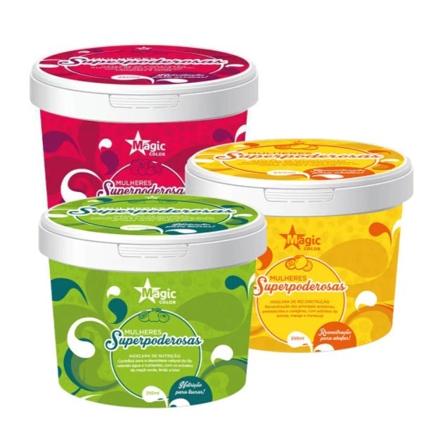 Magic Color Hair Care Kits Superpoderosas Hair Schedule Treatment Daily Masks Kit 3x250ml - Magic Color