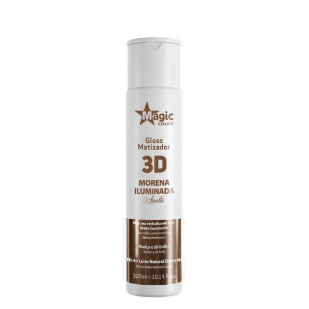 Magic Color Hair Color Illuminated Brunette Hazelnut Color Revitalizing Tinting Mask 300ml - Magic Color