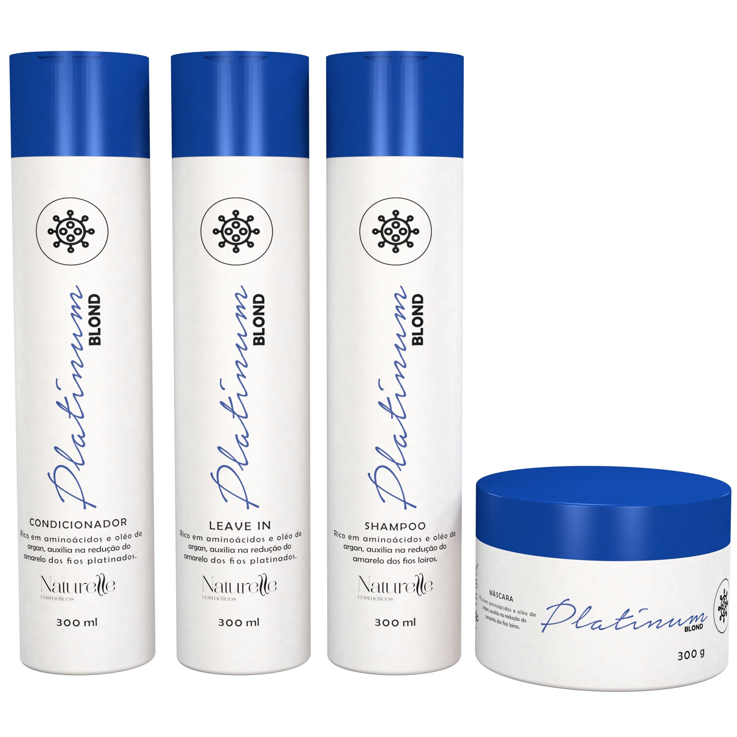 Naturelle Home Care Naturelle Platinum Blond Home Care Kit 4x 300ml / 4x 10.1 fl oz