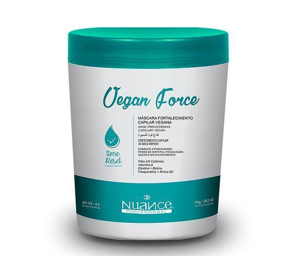 Nuance Hair Mask Brazilian Capillary Treatment Vegan Force Time Reset Hair Mask 1kg - Nuance