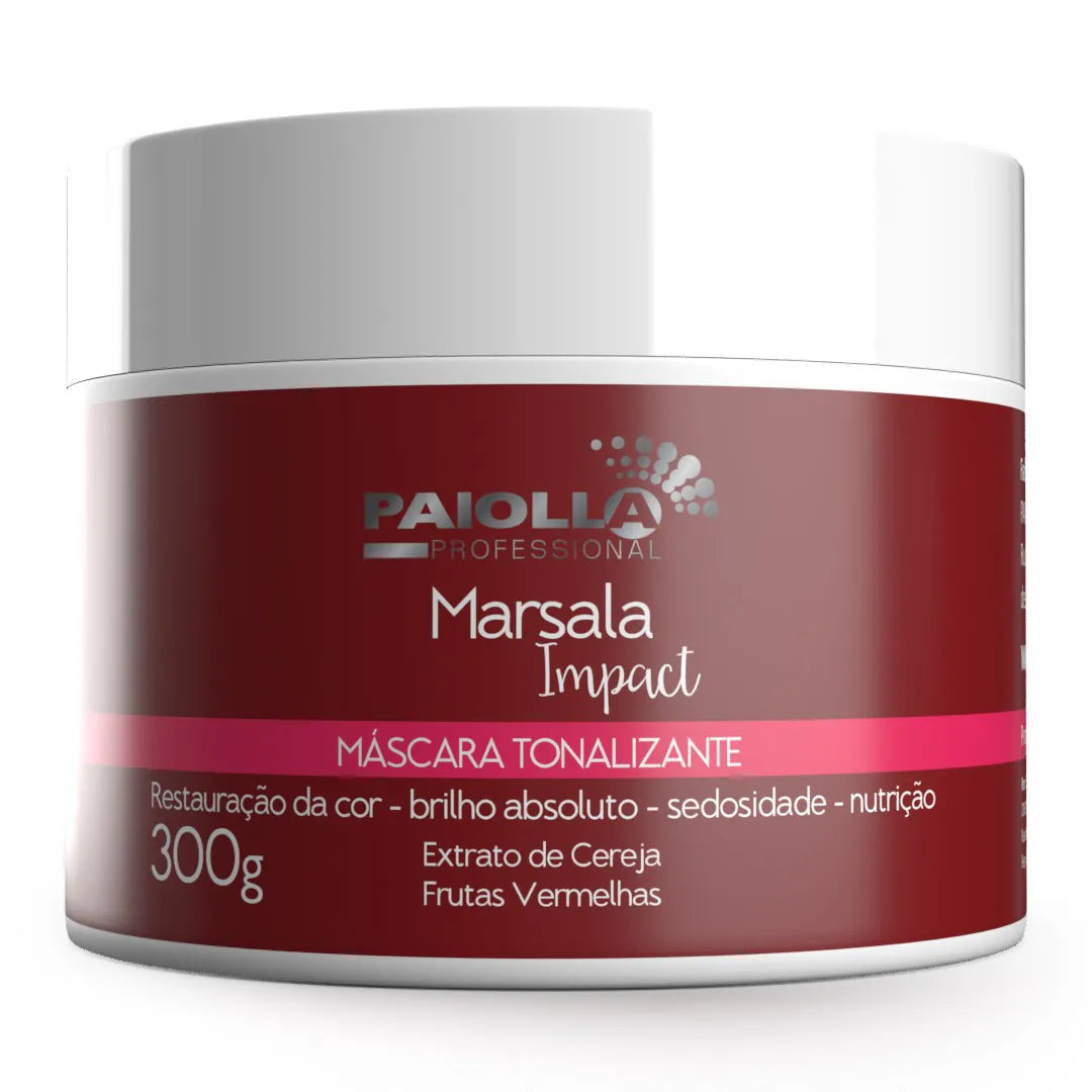 Paiolla Hair Color Paiolla Marsala Impact Color Mask 300g / 10.58 fl oz