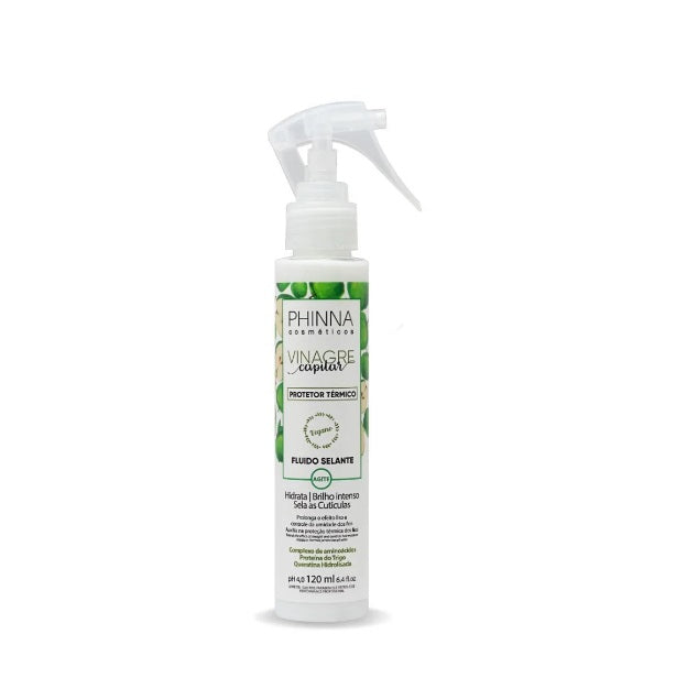 Phinna Hair Care Apple Vinegar Sealant Amino Acids Coconut Hair pH Control Thermal Protector Fluid 120ml - Phinna