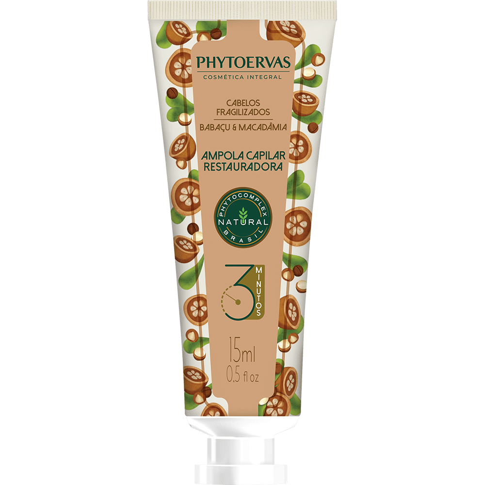 Phytoervas Hair Coloring Accessories Phytoervas Babaçu Fragile Hair Ampoule and Macadamia 3 / 15ml