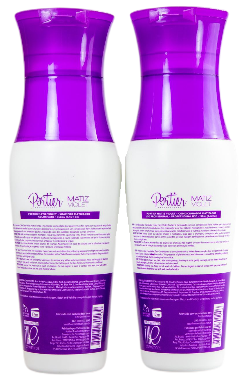 Portier Home Care Color Care Matiz Violet Kit 3 Products - Portier