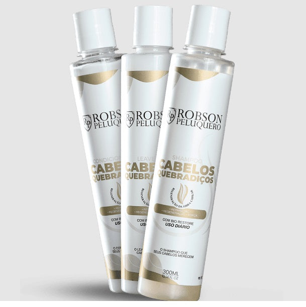 Robson Peluquero Home Care Brittle Hair Home Care Maintenance Kit 3x300ml - Robson Peluquero