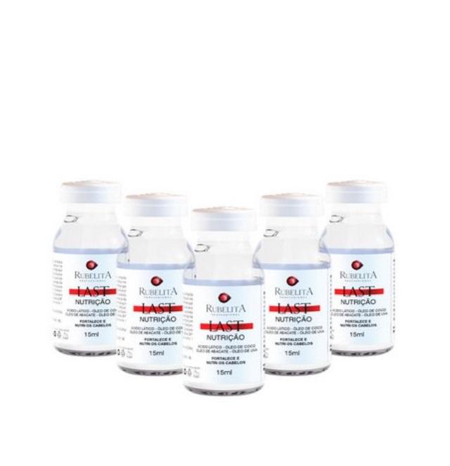 Rubelita Home Care Last Nutrição Nourishing Nutrition Hair Treatment Ampoules 5x15ml - Rubelita