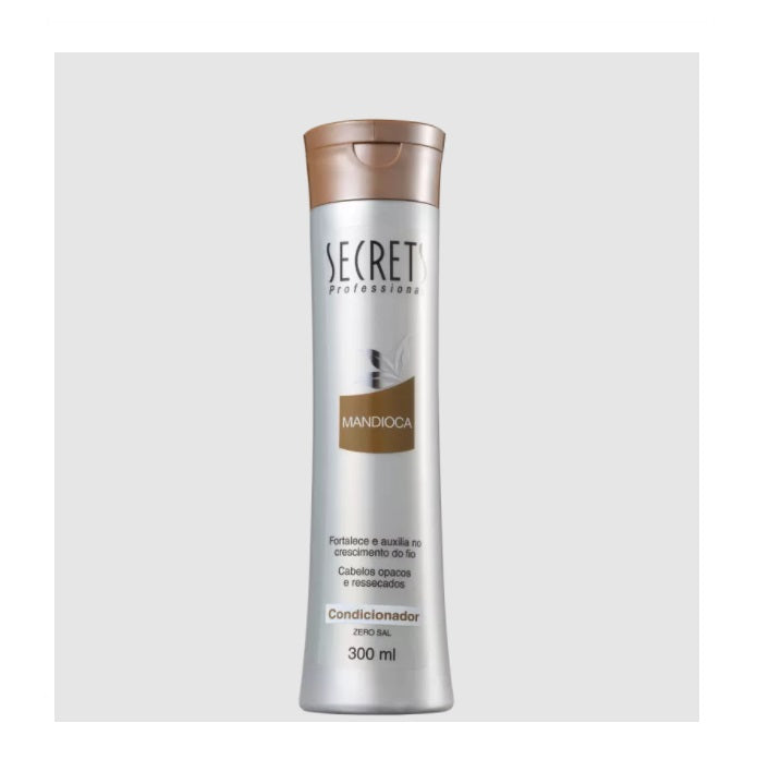 Secrets Conditioners Cassava Mandioca Fortifying Shine Moisturizing Hair Conditioner 300ml - Secrets