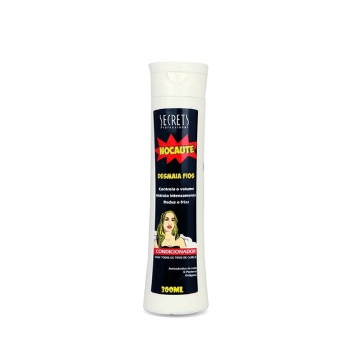 Secrets Conditioners Nocaute Knockout D-Panthenol Collagen Grape Oil Conditioner 300ml - Secrets