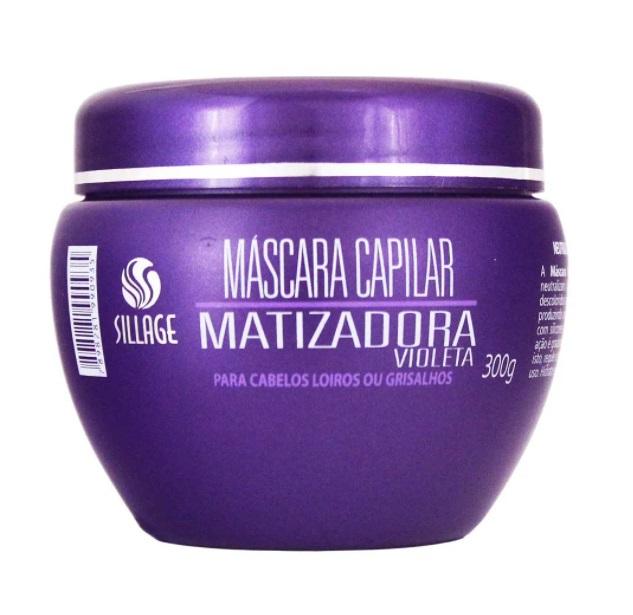 Sillage Hair Mask Violet Premium Blond Gray Hair Tinting Toning Treatment Mask 300g - Sillage