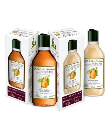 Skala Brazilian Keratin Treatment Brazilian Anti Hair Fall Strenghtening Anti Yellow Pear Kit 2x275ml Skala