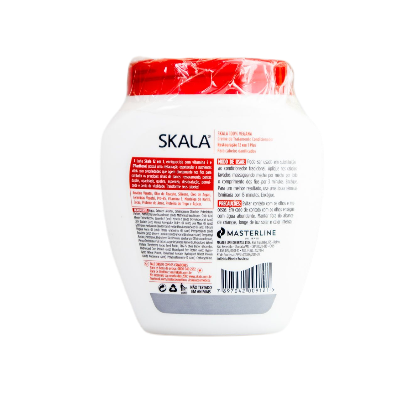 Skala Treatment Cream Creme De Tratamento Restauração 12 Em 1 / Restoration Treatment Cream 12 In 1 Hair Treatment Cream - Skala