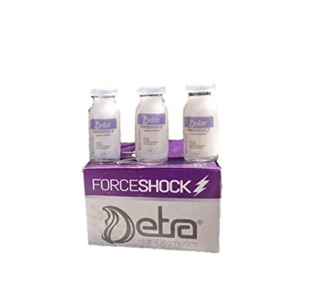 The Keratin Store Detra Force Shock Restore Protein Replacement Treatment Ampoules 9x17ml - Detra Hair