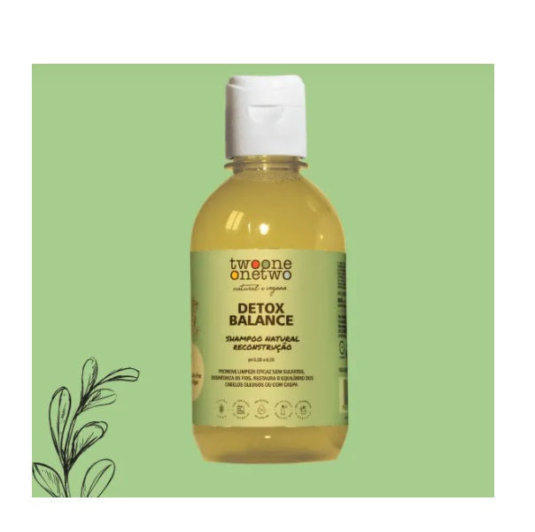 Twoone Onetwo Shampoo Detox Balance Anti Dandruff Oiliness Control Hair Shampoo 250ml - Twoone Onetwo