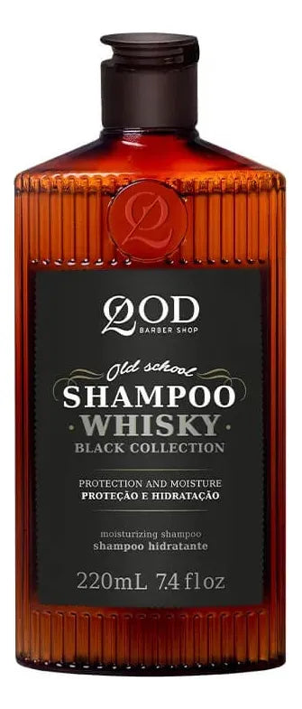 Barber Old School Whiskey Shampoo Moisturizing Hair Treatment 220ML - QOD