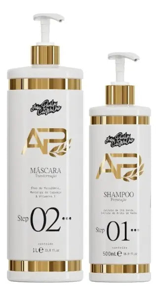 Liso Lambido Plancha de Cabello Kit Realineación 2 Piezas - Ana Paula Carvalho