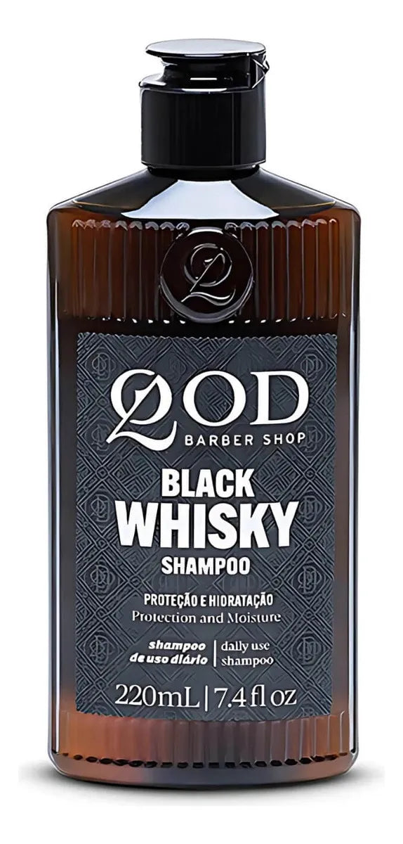 Barber Old School Whiskey Shampoo Moisturizing Hair Treatment 220ML - QOD