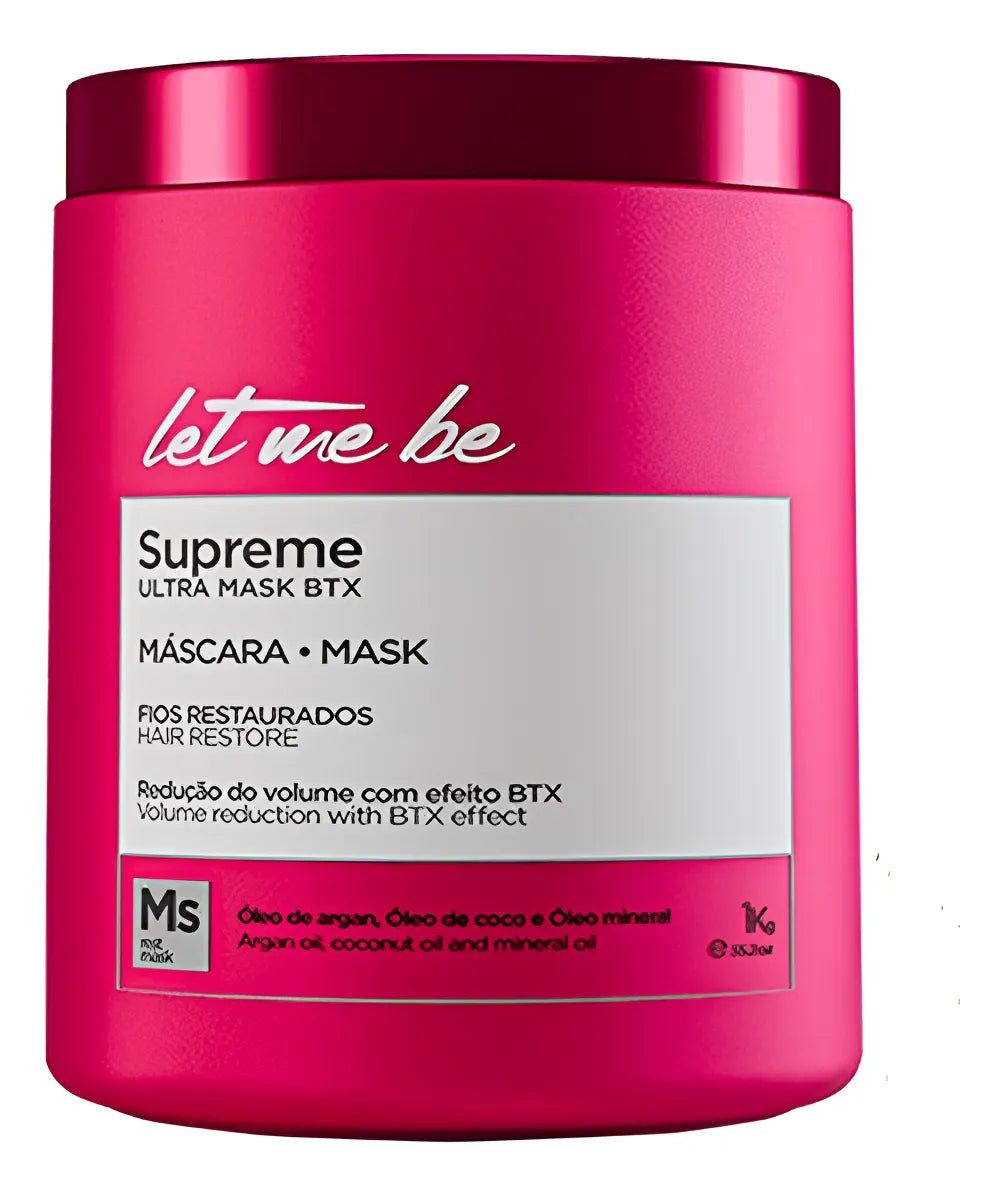 Let Me Be Supreme Mascarilla Capilar Ultra Profunda Hair Restore Mascarilla Recuperadora Selladora 1Kg - ProSalon